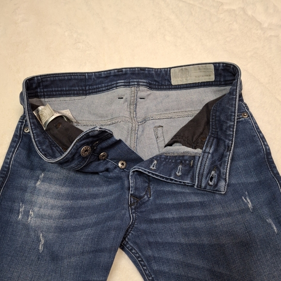 Diesel Industry Safado-R Regular Slim Straight Distressed Denim Jeans W29 L32 - Picture 9 of 16